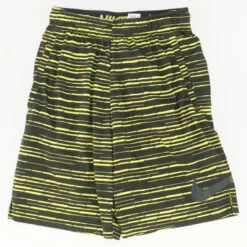 Nike Neon Green Striped Active Shorts