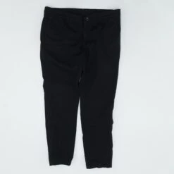 Black Check Chino Pants