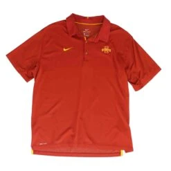 Nike Maroon Graphic Short Sleeve Polo