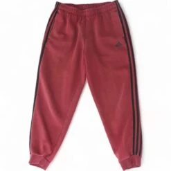 ADIDAS Red Striped Joggers Pants