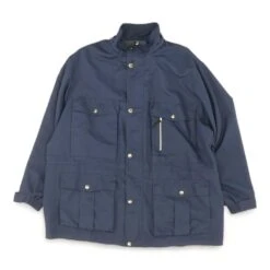 Navy Solid Lightweight Coat