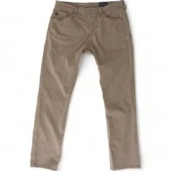 Brown Solid Slim Jeans