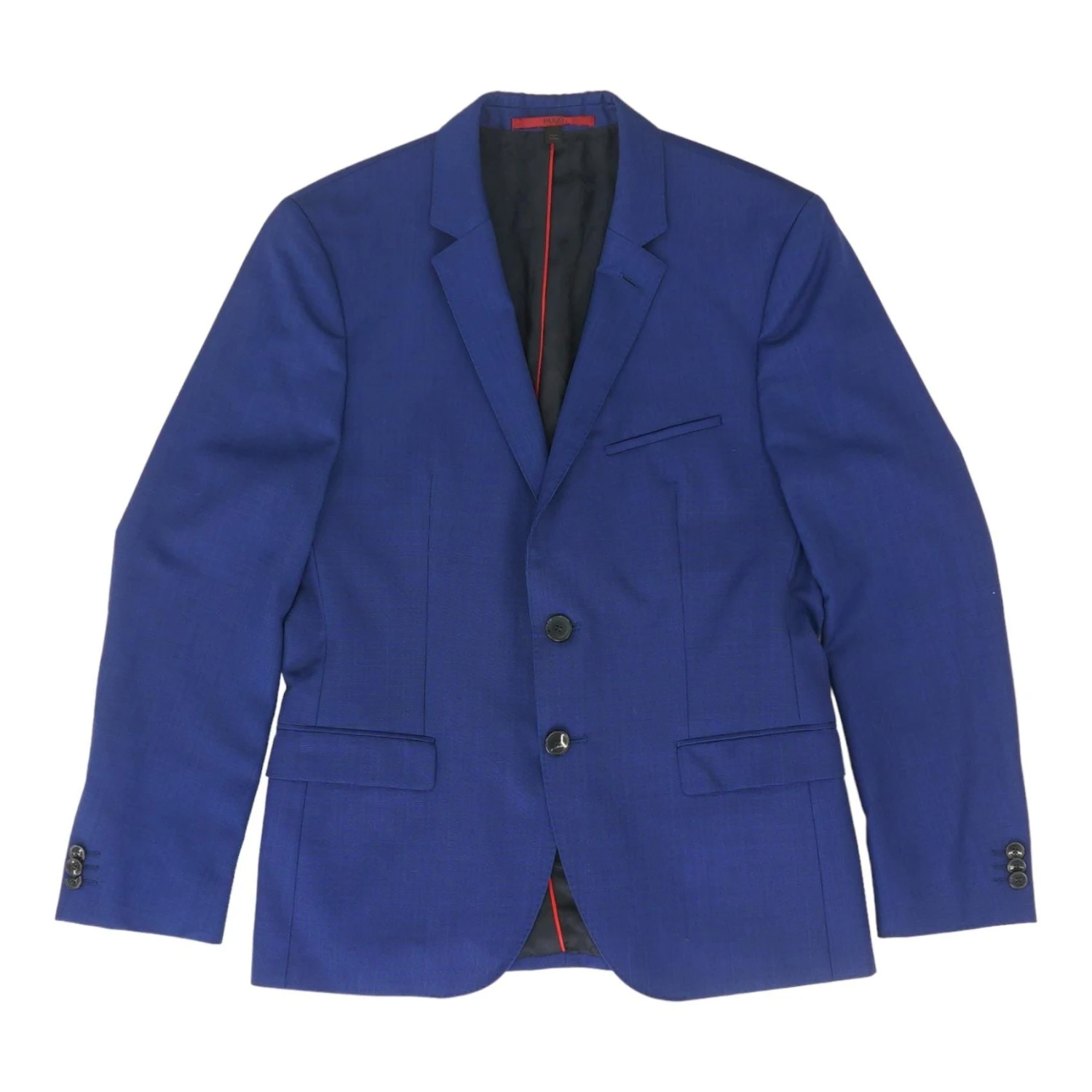 Blue Solid Sport Coat
