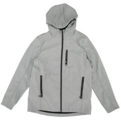 Gray Herringbone Lightweight Jacket