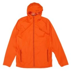 Under Armour Orange Rain Lightweight Jacket