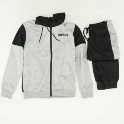 SHEIN Black Color Block Pants Set