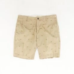 Bellerose Tan Graphic Chino Shorts