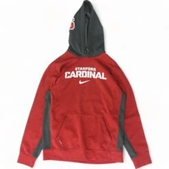 Nike Maroon Color Block Stanford Cardinal Hoodie Pullover