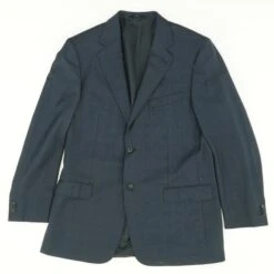 ERMENEGILDO ZEGNA Trofeo Wool & Silk Navy Blazer