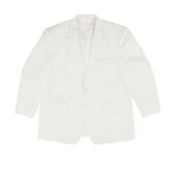 White Solid Sport Coat