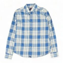 Blue Plaid Flannel Button Down