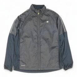 RUSSELL Navy Geometric Active Jacket