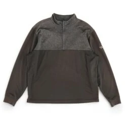 Black Color Block 1/4 Zip