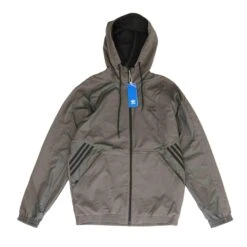 ADIDAS Charcoal Solid Active Reversible Jacket