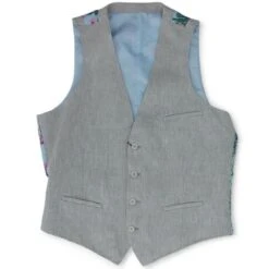 Gray Tropical Suit Vest