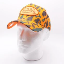 Neon Orange Camo Von Dutch Ballcap