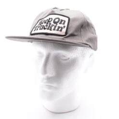 Green Keep On Trucking Flat Bill Hat