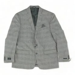 N/A Gray Check Sport Coat