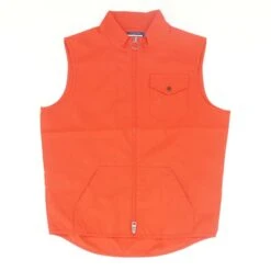 Red Solid Active Vest
