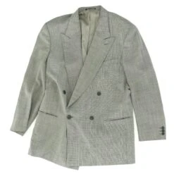 Giorgio Armani Vintage Double-Breasted Gray Sport Coat