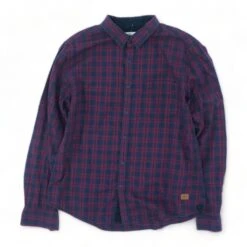 Red Plaid Flannel Button Down