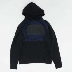 Navy Color Block Hoodie
