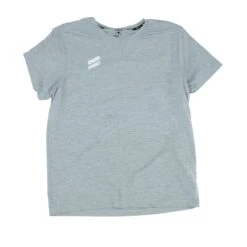 HURLEY Gray Solid Crewneck T-Shirt