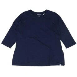 Navy Solid Active Pullover Pullover