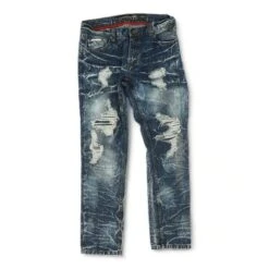 Tie Dye Straight Jeans