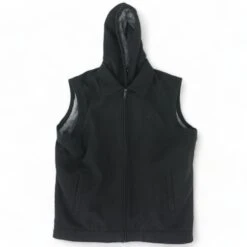 Black Solid Vest
