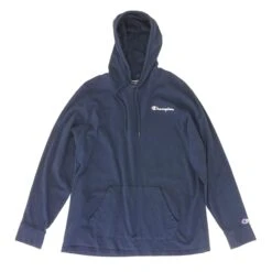 Champion Navy Solid Hoodie
