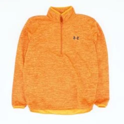 Under Armour Orange Solid 1/4 Zip