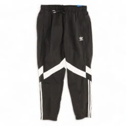 ADIDAS Black Striped Jogger Pants