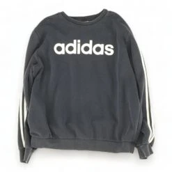 ADIDAS Navy Solid Sweatshirt Pullover
