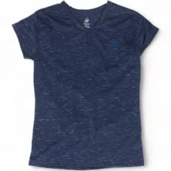 BEVERLY HILLS POLO CLUB Navy Solid V Neck T-Shirt