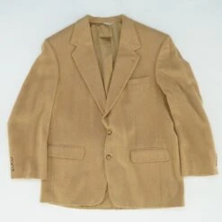 Vintage Single-Breasted Camel Hair Sport Coat