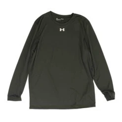 Under Armour Black Solid Crewneck T-Shirt