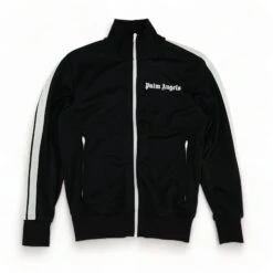 Palm Angels Black Lightweight Track Jacket