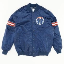 Starter Navy Washington Wizards Varsity Jacket